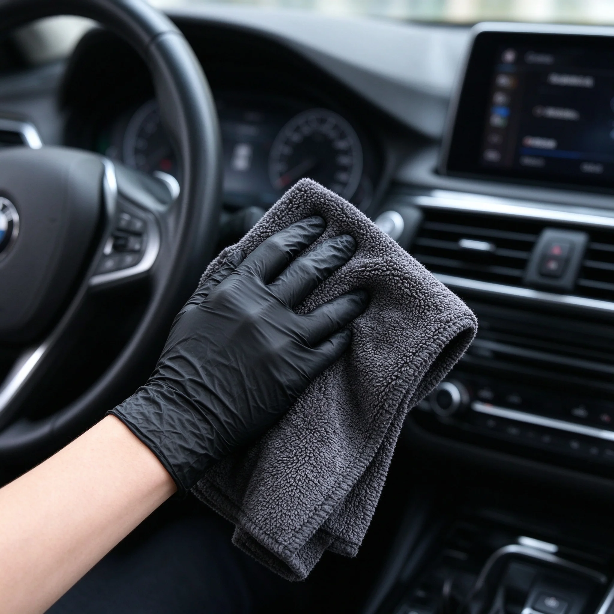 Double Side Microfiber Car Drying Towel 60x90cm Super Absorbent Thickened Scratch Free Wash Clamp For Auto Detailing