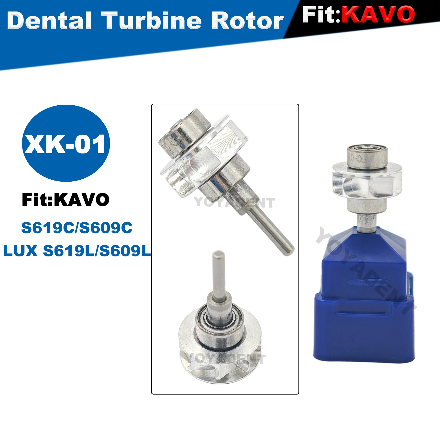 

Dental Turbine Cartridge For KAVO S619C/S609C LUX S619L/S609L High Speed Handpiece Air Rotor Accessories