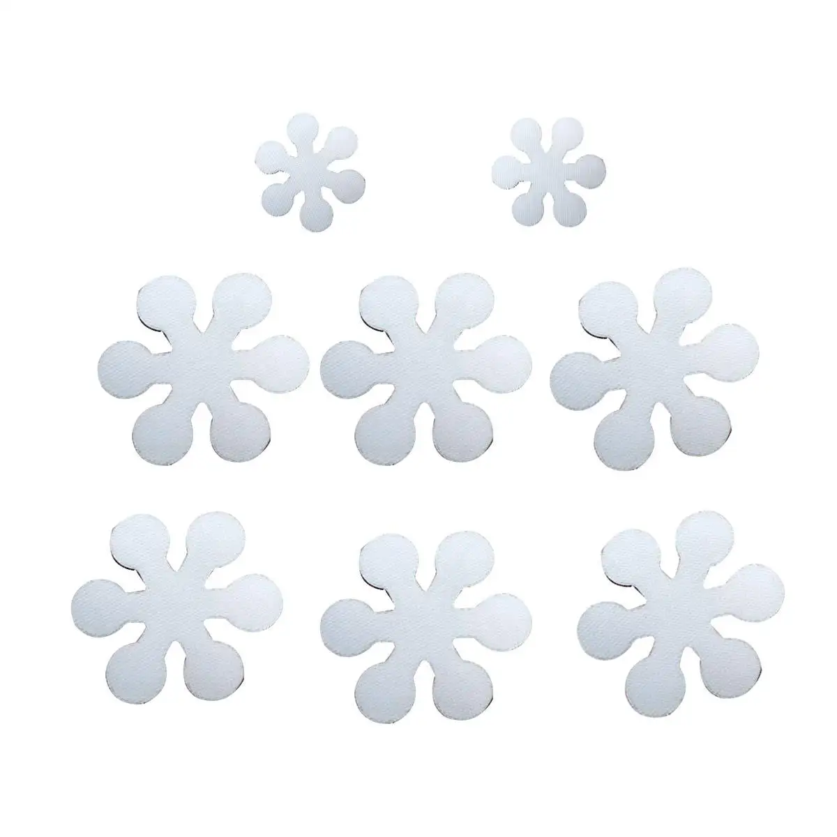 

8pcs Anti-Slip Mat For Bathtub Smooth Surface Soft Safety Stickers Shower Floor Kitchen Bathroom Pool Balcony Use Tape Discs