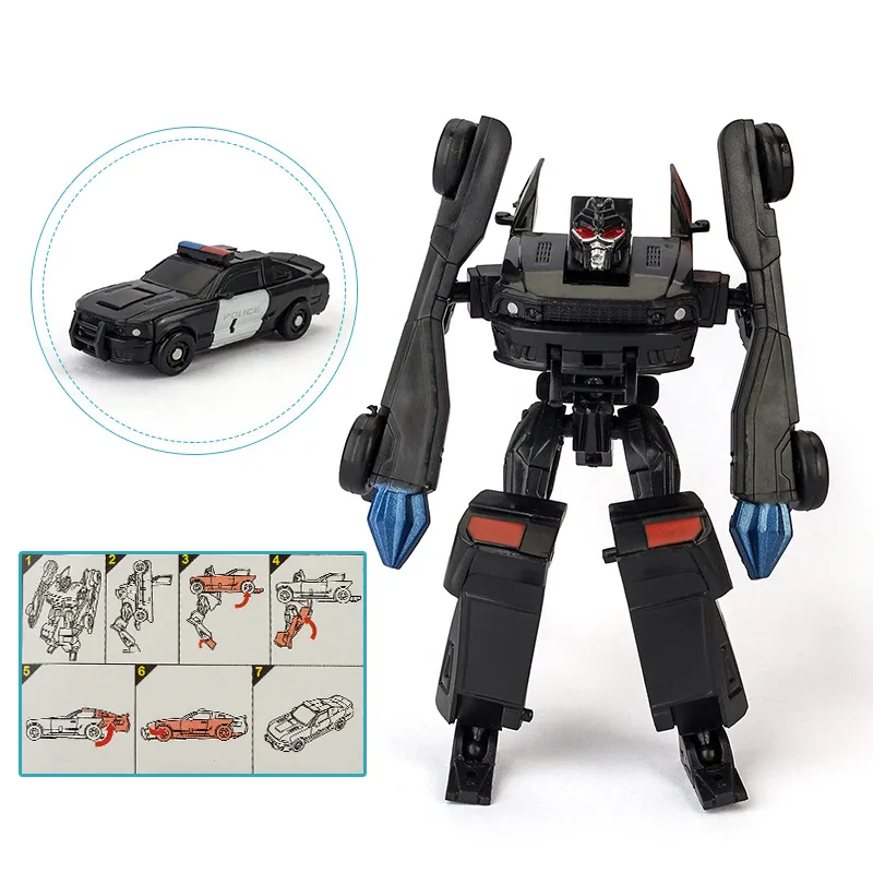 Children's Puzzle Toys Simulation Deformation Robot Car Toy Model Desktop Ornaments Fun Robot Car Series Boys Birthday Gifts