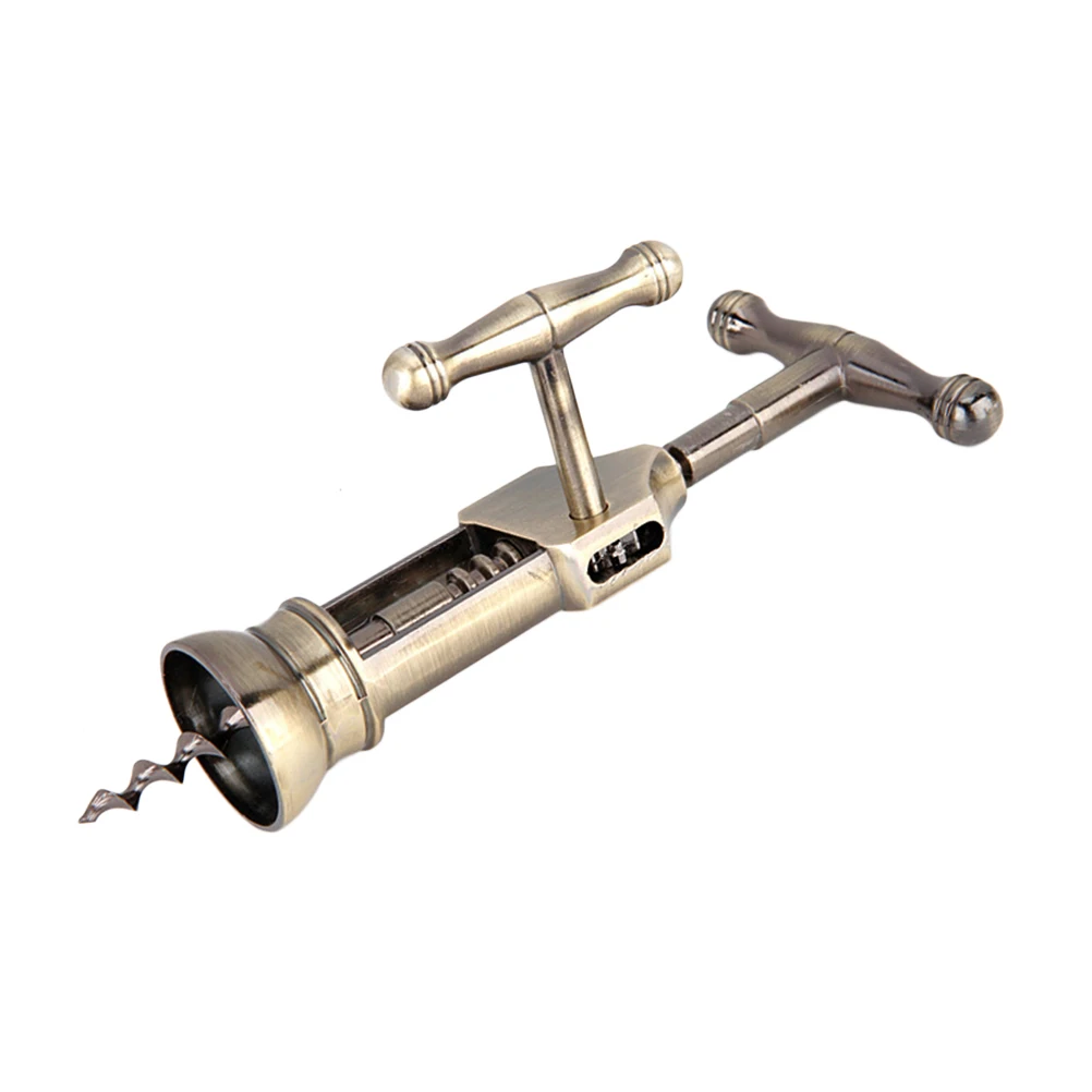 

Bottle Opener Corrosion Resistant Easy Use Corkscrew Solid Zinc Alloy Kitchen Bar Restaurant Outdoor Gift Lover Red