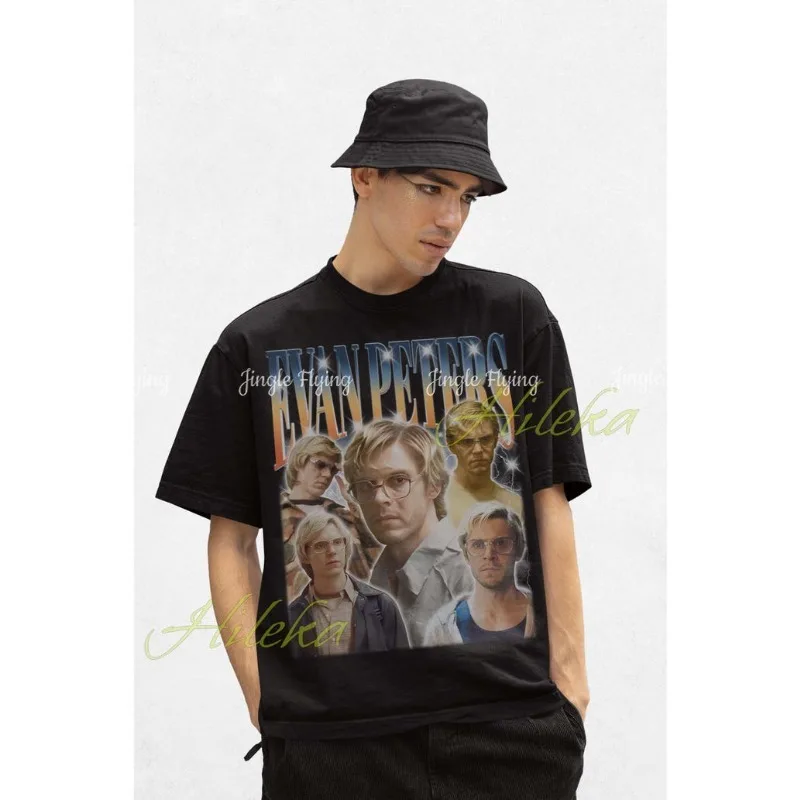 T-Shirt Vintage chemise sweat rétro t-shirts Evan Peters affiche T-Shirt