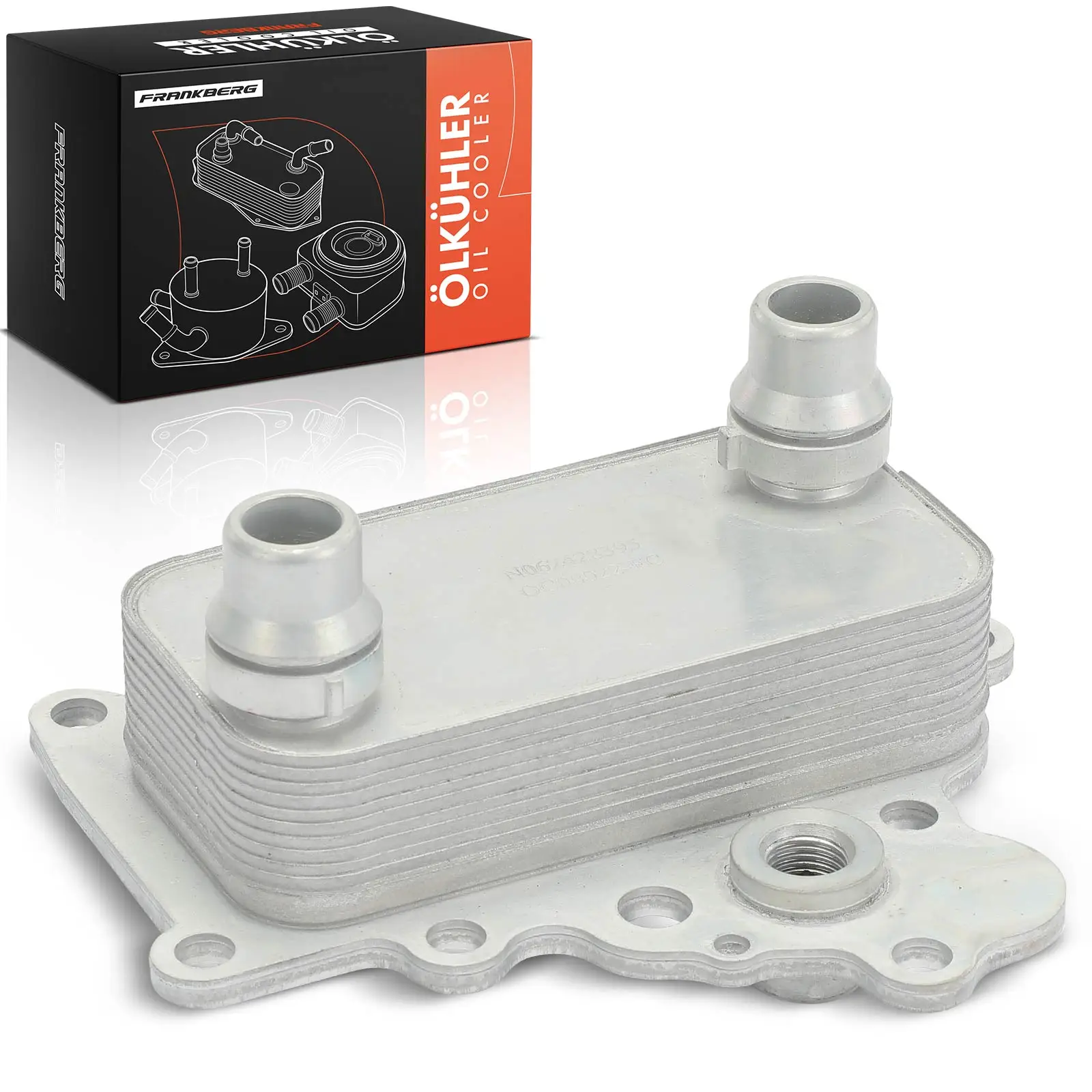 Frankberg 1x Oliekoeler motorolie voor Alfa Romeo Giulietta 940 Fiat 500 Bravo Doblo Jeep 55230792 55235062 55236720 55273044