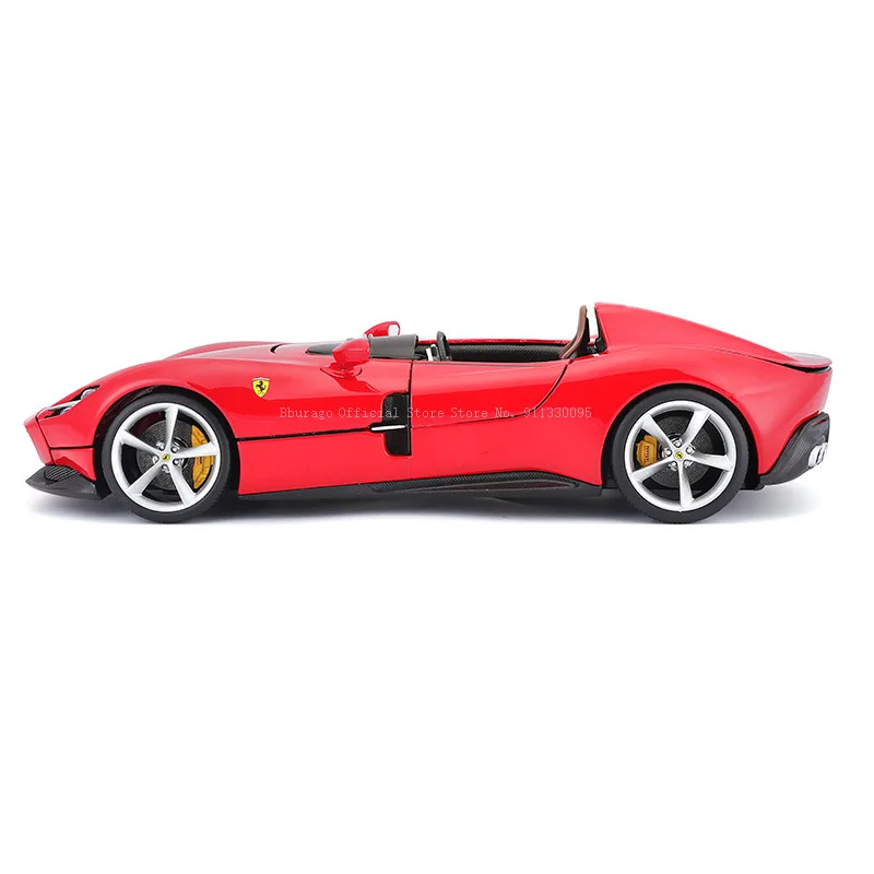 Bburago-Coche de juguete modelo coleccionable, vehículo estático fundido a presión, edición dura, FERRARI MONZA SP1, 1:18, novedad de 2020