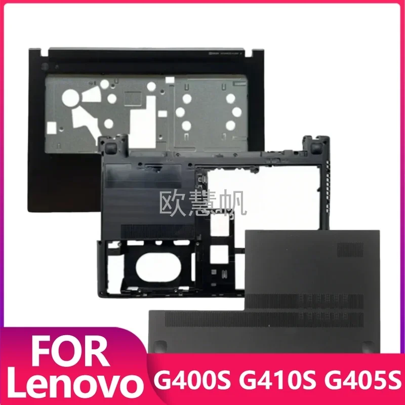 Novo para Lenovo G400S G410S G405S: Tampa Superior (Palmrest) AP0YC000310 / Base Inferior AP0YC000C30
