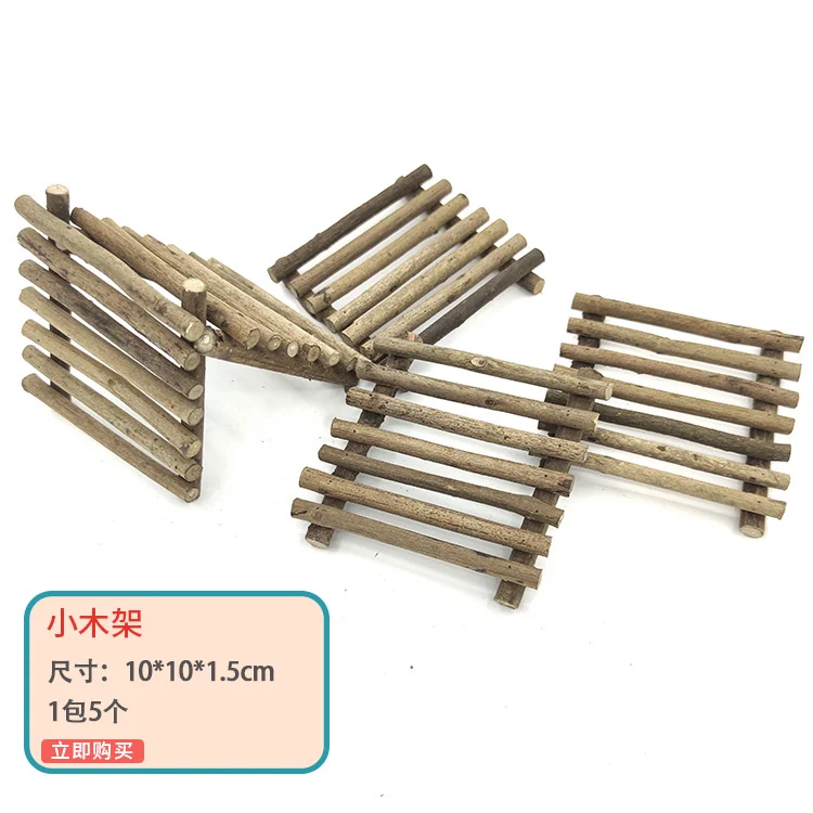 40 Pcs Branch DIY Branches Exquisite Wood Sticks Wooden Craft Twig Accessory Toys