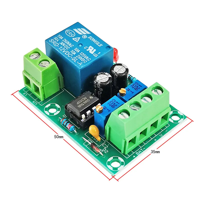 Module for 12V Battery Intelligent Charge Controller, Auto Cutoff Overcharge Protection Board