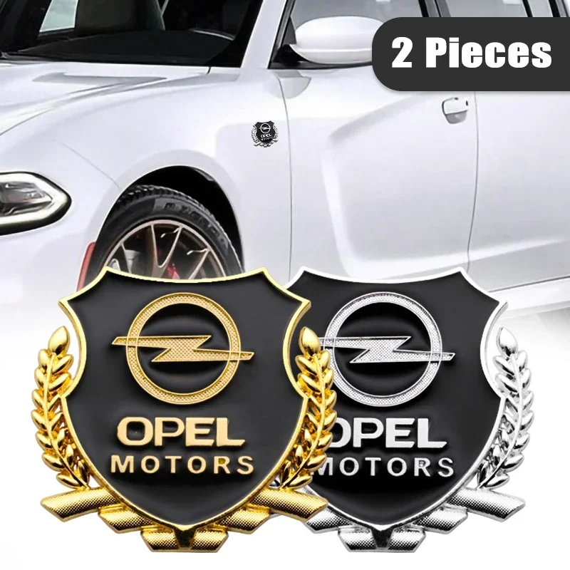 

2 шт. 3D наклейка на багажник автомобиля, эмблема, значок, наклейки для Opel Zafira Astra h g j k f Mokka Corsa b c d Vectra Insignia, аксессуары