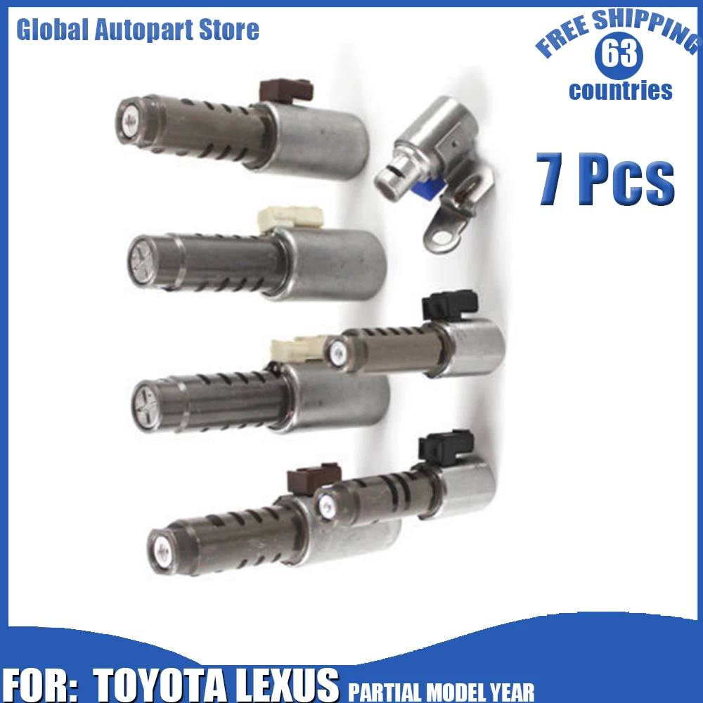 U760 U760E Transmission Solenoid Kit For TOYOTA CAMRY HIGHLANDER RAV4 BANGUARD VENZA LEXUS RX350 370 ES350 Car accessories