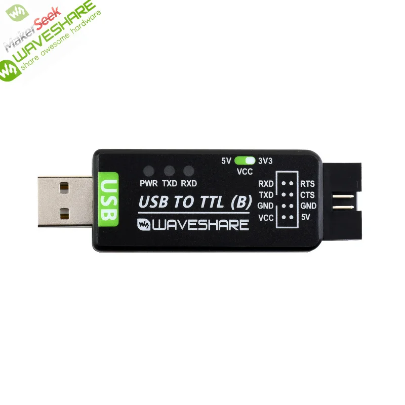 

Makerseek & Waveshare USB TO TTL (B)-SKU-21550-Price without Shipping fee