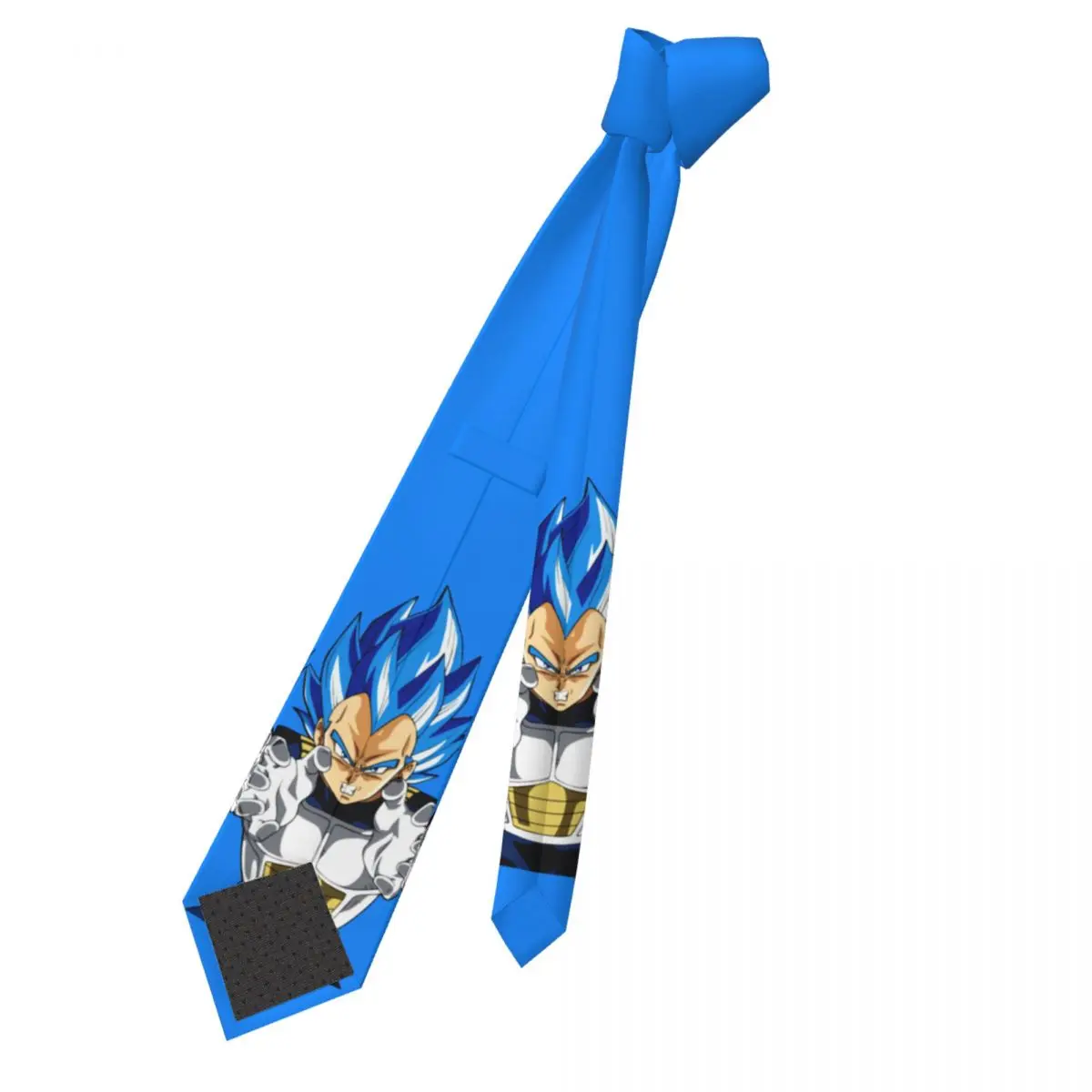 Vegeta Ascended Super Saiyan Blue Necktie Slim 8 cm Narrow Dbz Dragon Ball Neck Ties for Men Accessories Gravatas Wedding Party