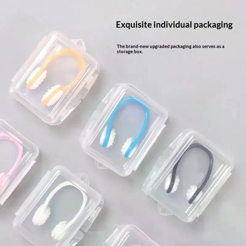 Swimming Nose Clips Ilicone Swimming Nose Plugs Waterproof Clamp Diving Nose Clip For Boys Girls Kids Adult Unisex Beginner