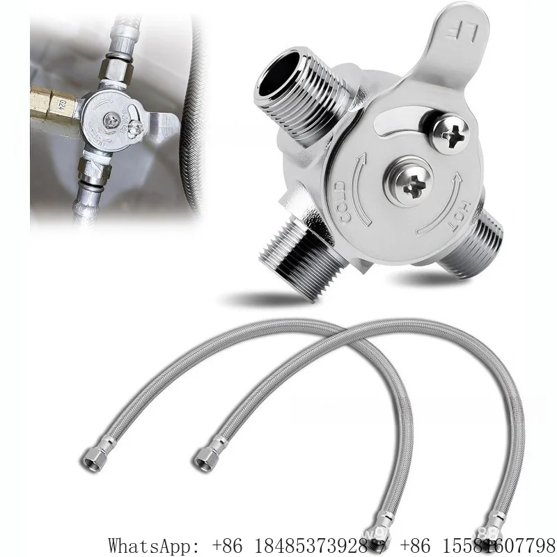 Below Deck Manual Mixing Valve MIX-60-A Cold Hot Water Mixer Temperature Control Unit Plumbing Water System Repair Spare Parts