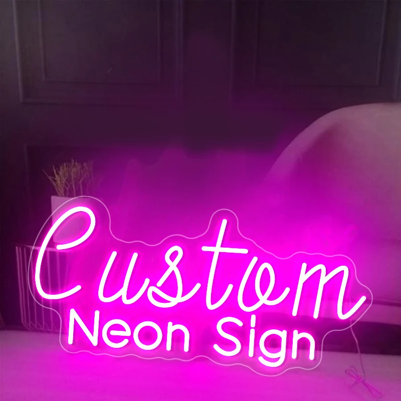 

Personalized Neon Signs Custom Neon Outdoor Indoor Usd For Wall Decor Wedding Birthday Party Restaurant Decoration