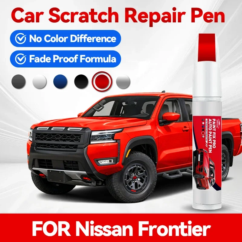 

Ручка-корректор для ремонта автомобильной краски (2011-2025 Nissan Frontier), аксессуары для устранения царапин, цвета: черный, белый, серый