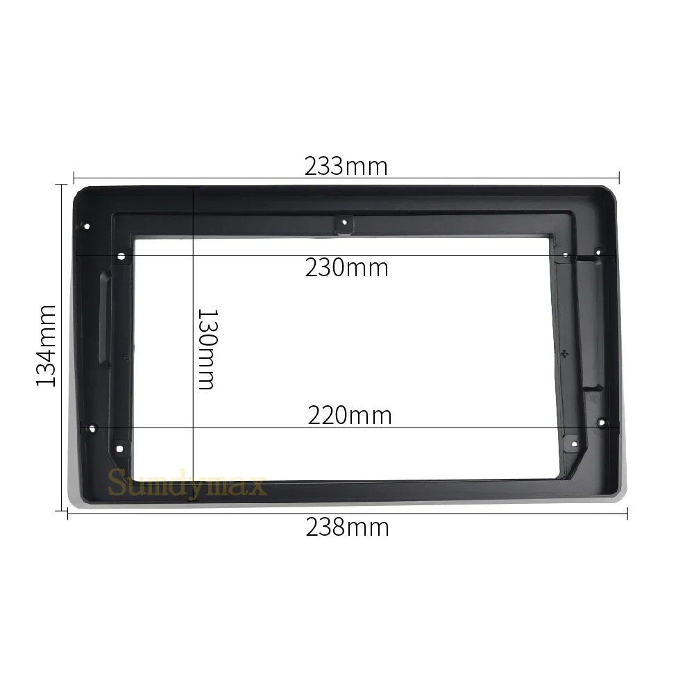 9inch 2 Din Car Radio Fascia For Kia Carnival Sedona 2014-2018 Android Big Screen Audio Dash Fitting Panel Kit