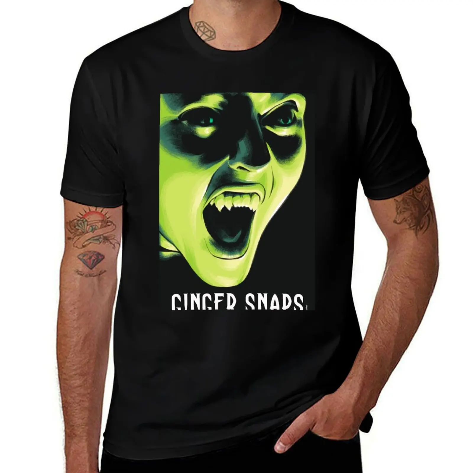 Ginger Snaps Variant Movie Art T-Shirt t shirt man plain T-Shirt