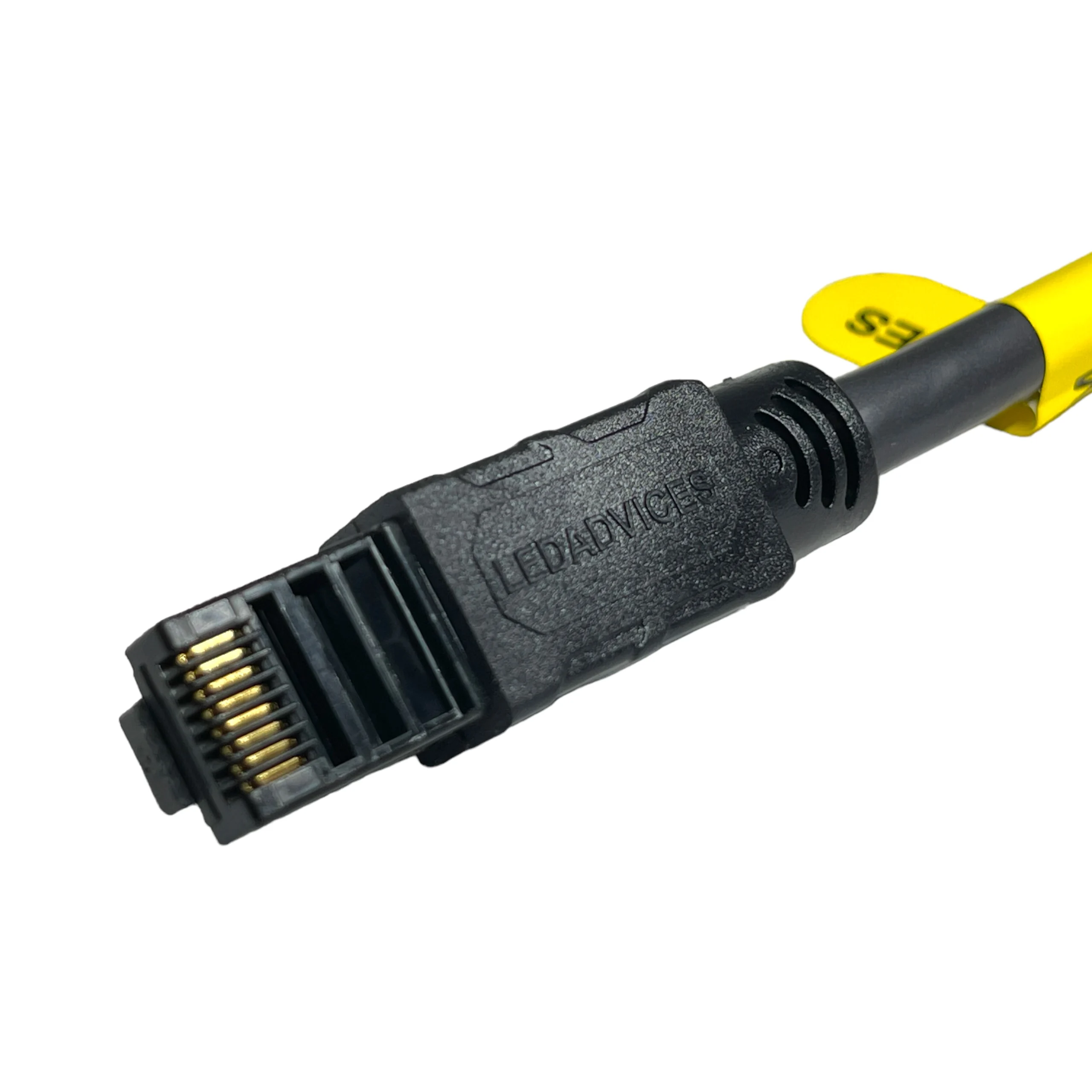 Cable de red Ethernet CAT6 UTP Súper suave, resistente al frío, pantalla LED para eventos al aire libre, carrete Roxtone de larga distancia, 50m, 24AWG