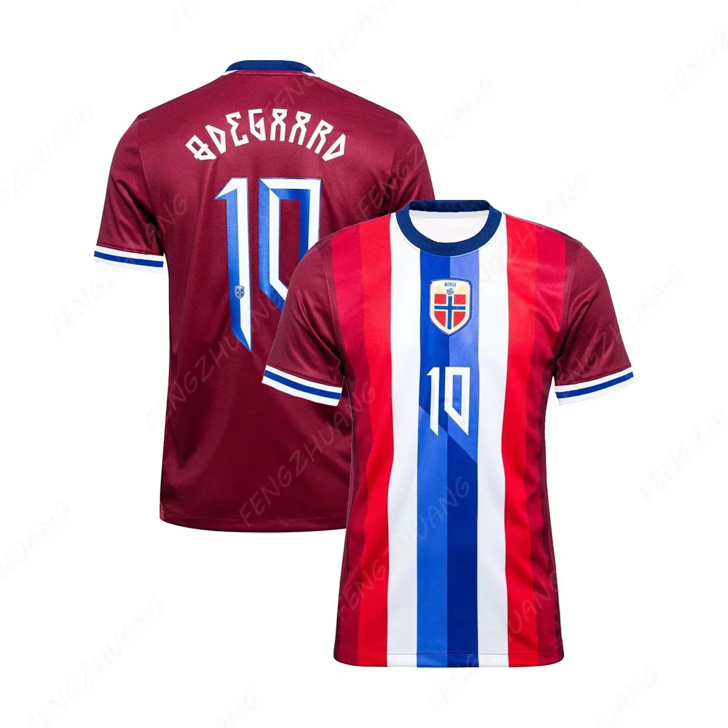 

Norway Home Shirt 24/25 Newest Man Outdoor Quick Dry Soccer Jersey Unisex Summer Classic Casual Loose Exercise Jersey Tee