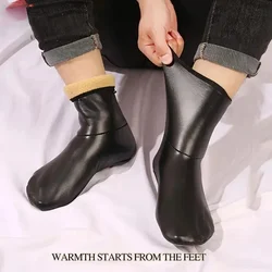 Warm Socks for Men Women 1 3 5 Pairs Winter Thick Velvet Non Slip Waterproof Socks Indoor Outdoor Anti Cold Floor Socks