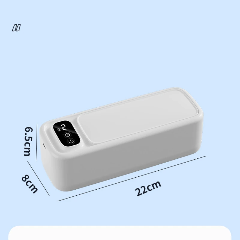 Eyeglasses Cleaner 1PCS Ultrasonic Display Home Portable Automatic Braces Jewelry Pupil Cleaner