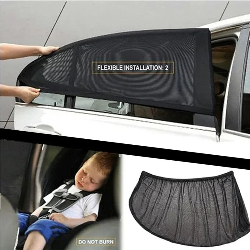 

Car Sun Shade Auto UV Protect Curtain Cover Mesh Covers Insulation Anti-mosquito Fabric UV Protector Sunshade Curtain
