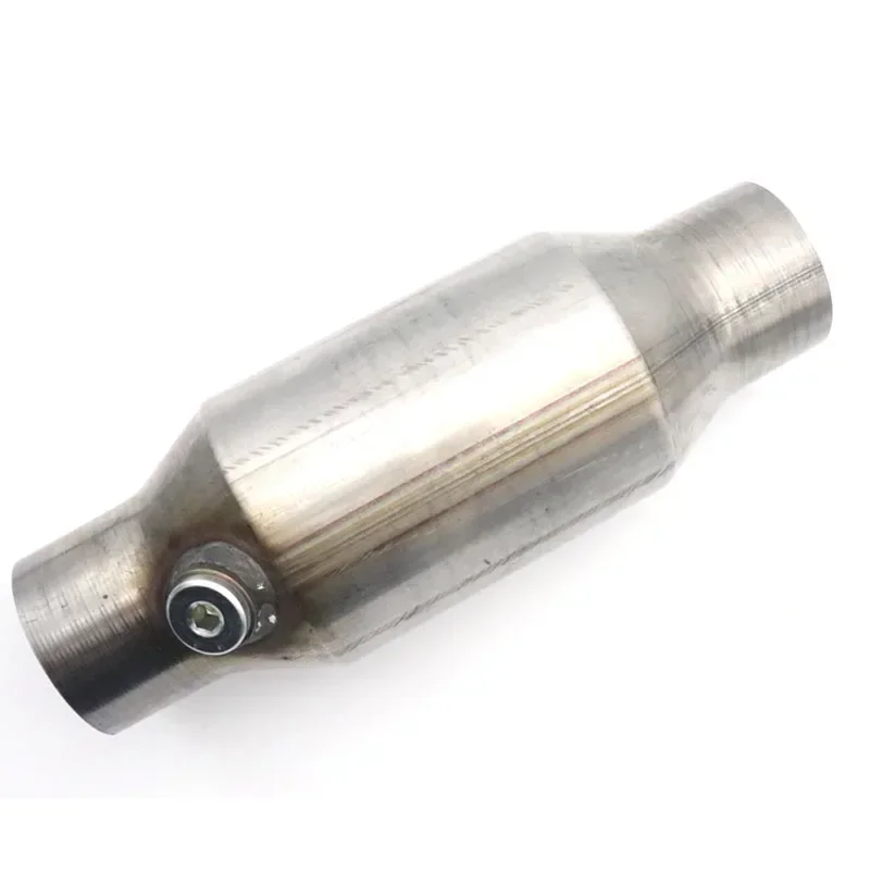 2'' 2.25'' 2.5'' 3" Universal Catalytic Converter 400 Cells High Flow Muffler Catalyst Converter Euro1 Round Stainless Steel view 3