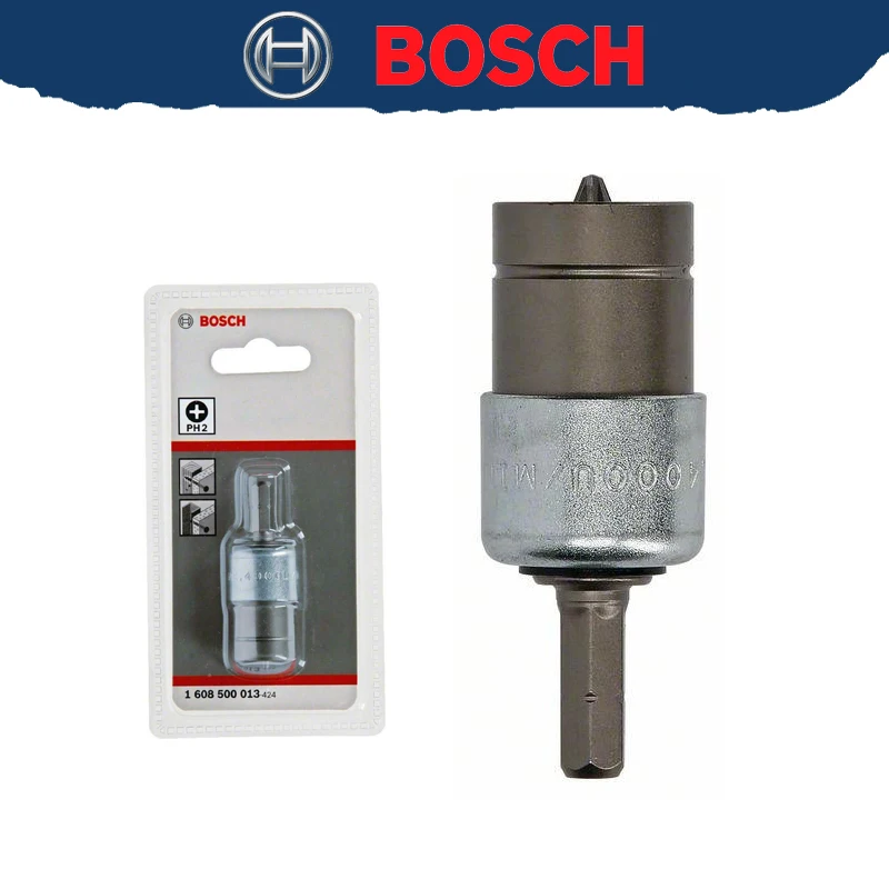 

Адаптер для шуруповерта BOSCH 1608500013, серебристый, 60 мм, шестигранный хвостовик 1/4 дюйма, прочный и долговечный, насадка для инструментов