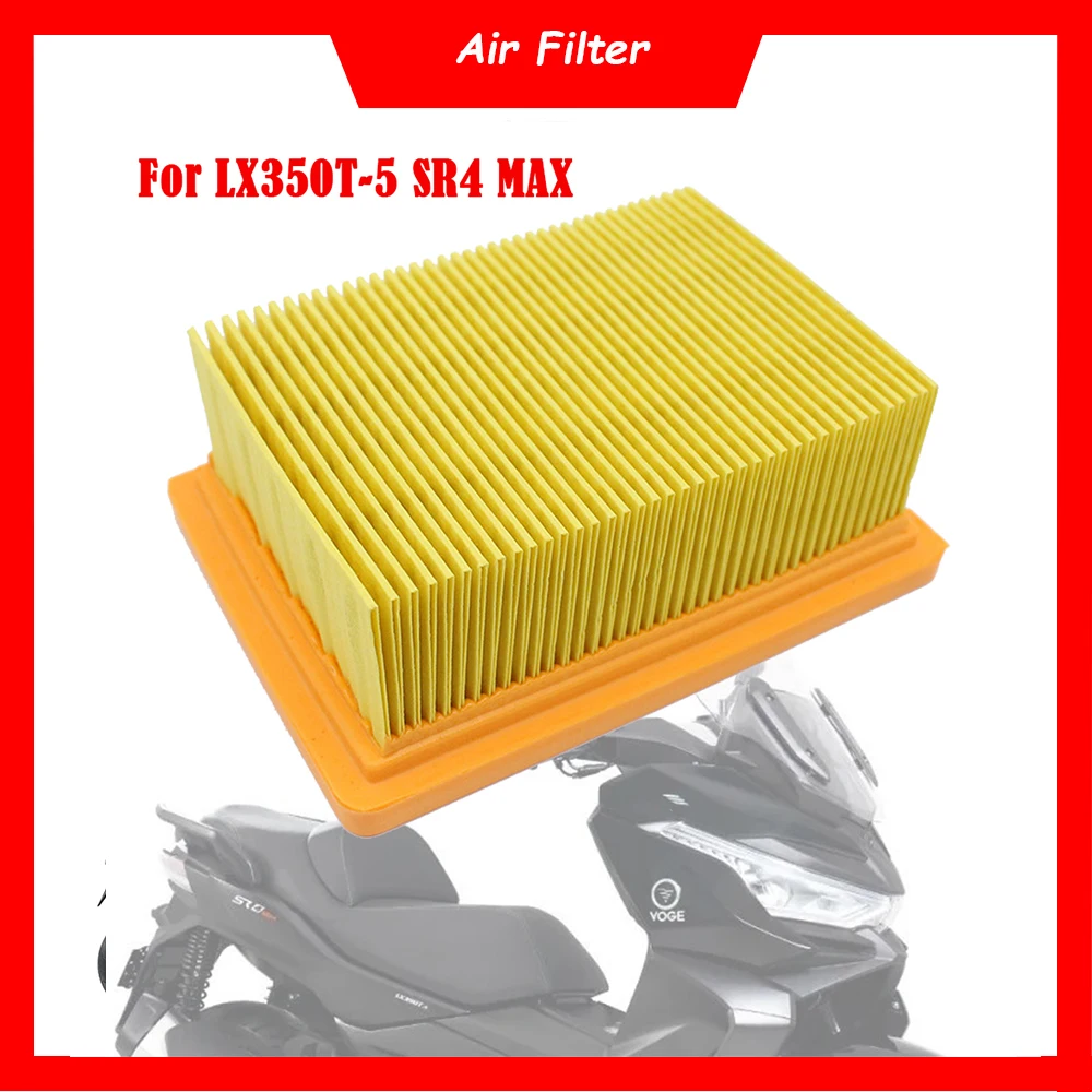 Motorcycle Replacement Engine Air Filter Cleaner Scooter Air Intake Filter Element For VOGE LX350T-5 SR4 MAX