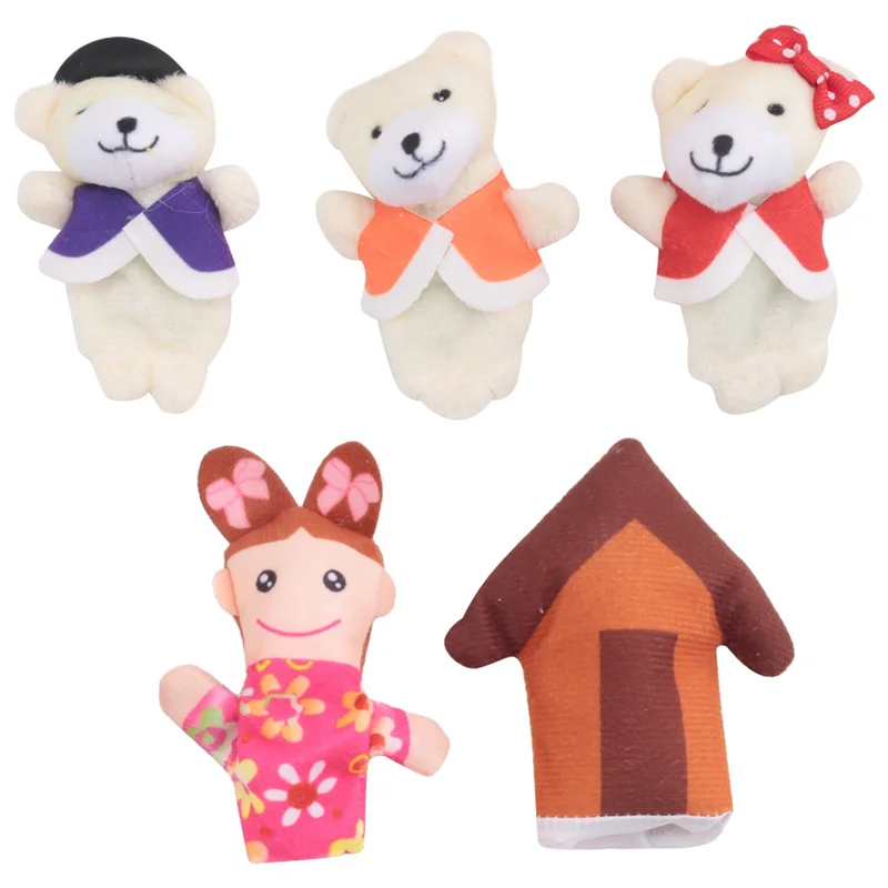 FBIL-指人形 25 個セット おとぎ話 おとぎ話 ゴールディロックと三匹の熊