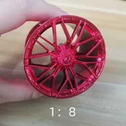 High-tech Lamborghinied Gold Hub Wheel 81.6*44mmZR Tire Compatible 68577 23799 MOC Car Bricks Blocks Parts