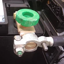 Car Battery Kill Switch Pure Copper Disconnect Clamp Anti Leak Master Switch with Terminal Protector for Auto