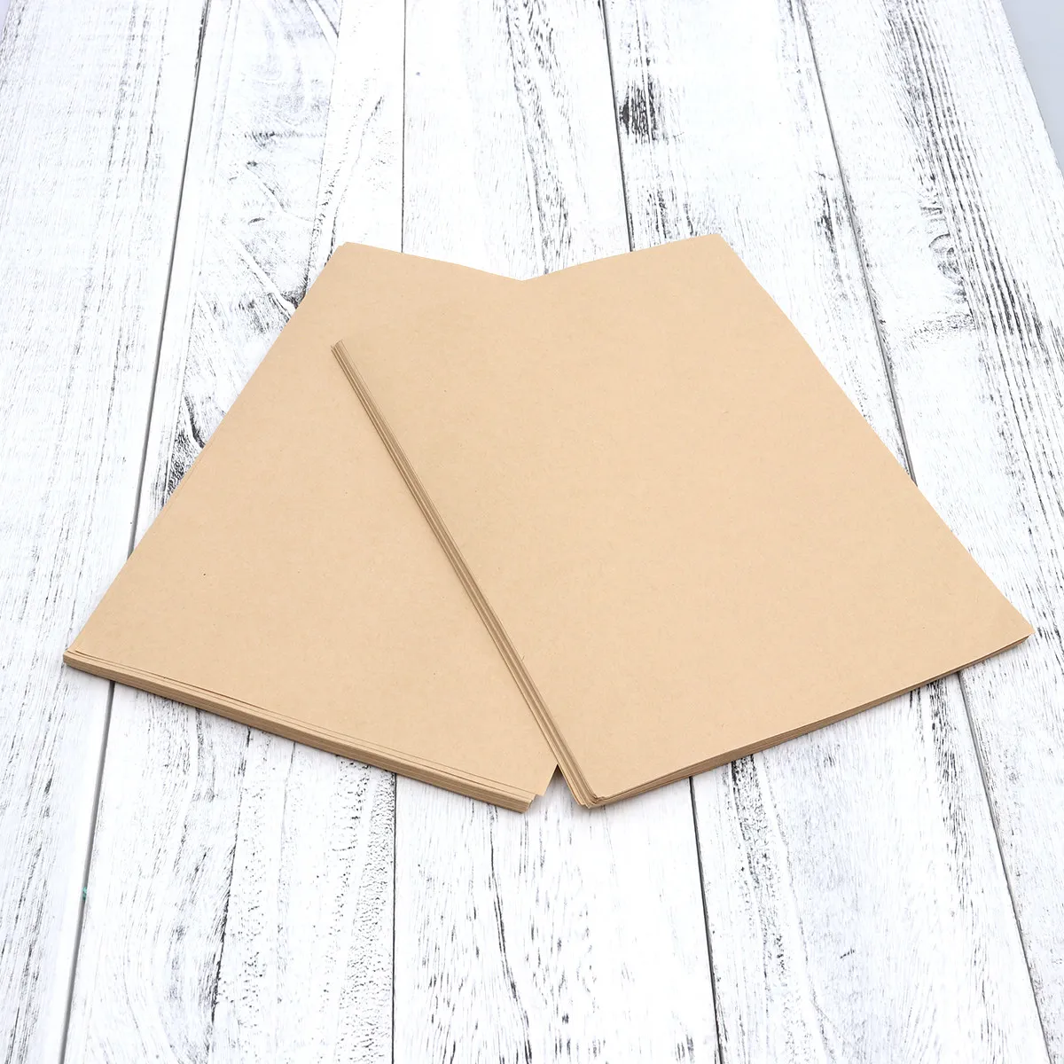 100Sheets Vintage Kraft Letter Writing Paper Retro Lined Stationery Letter Sets for Calligraphy Graffiti Notes Old Fashioned 3