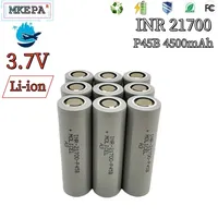 21700 3.7V 4500mAh rechargeable lithium-ion high-power battery, 45A discharge suitable for energy storage battery flashlights
