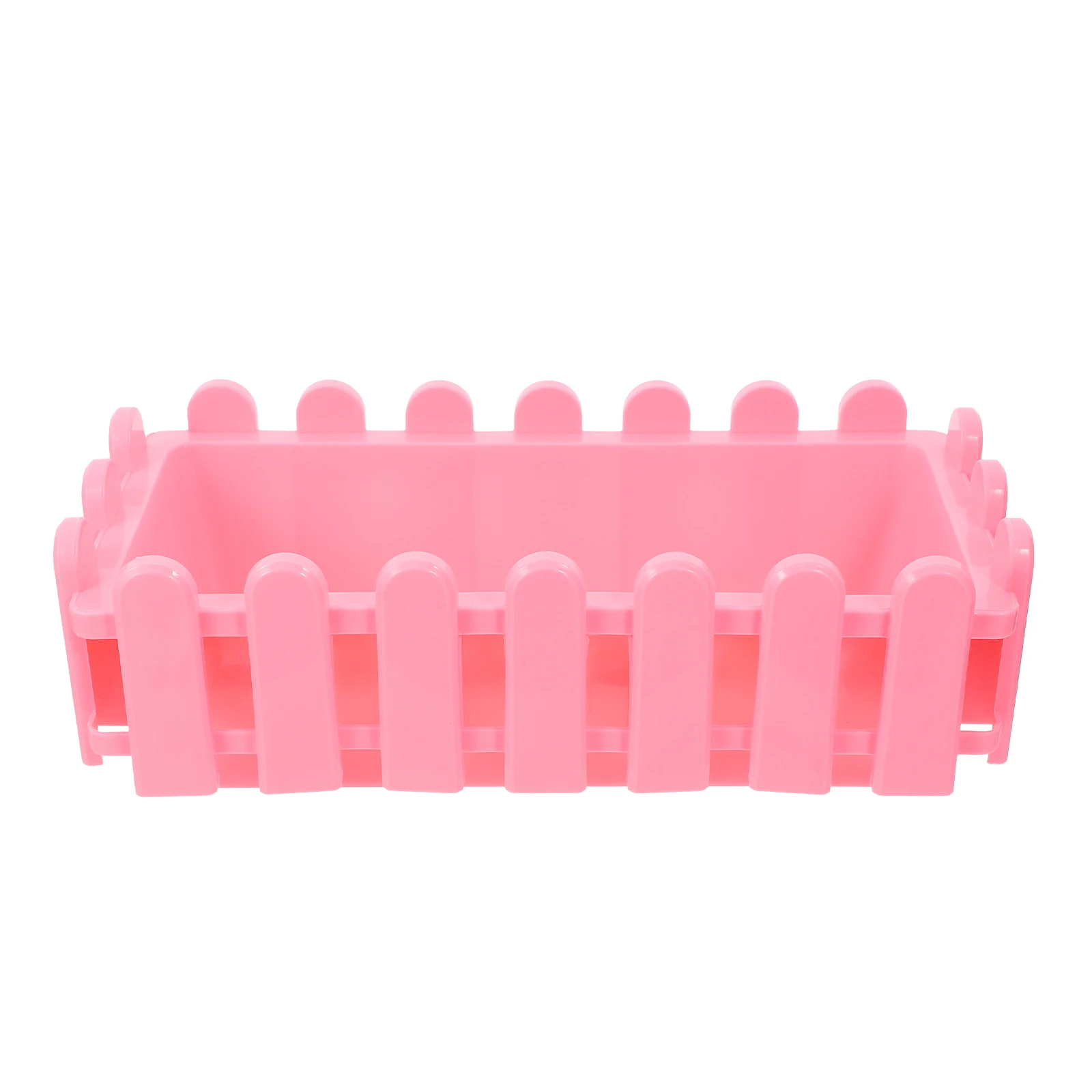

Rectangular Flower Pot Long Size Eco Friendly Durable Safe Easy Hanging Space Saving Plant Arrangement Resin Mini Double Layer