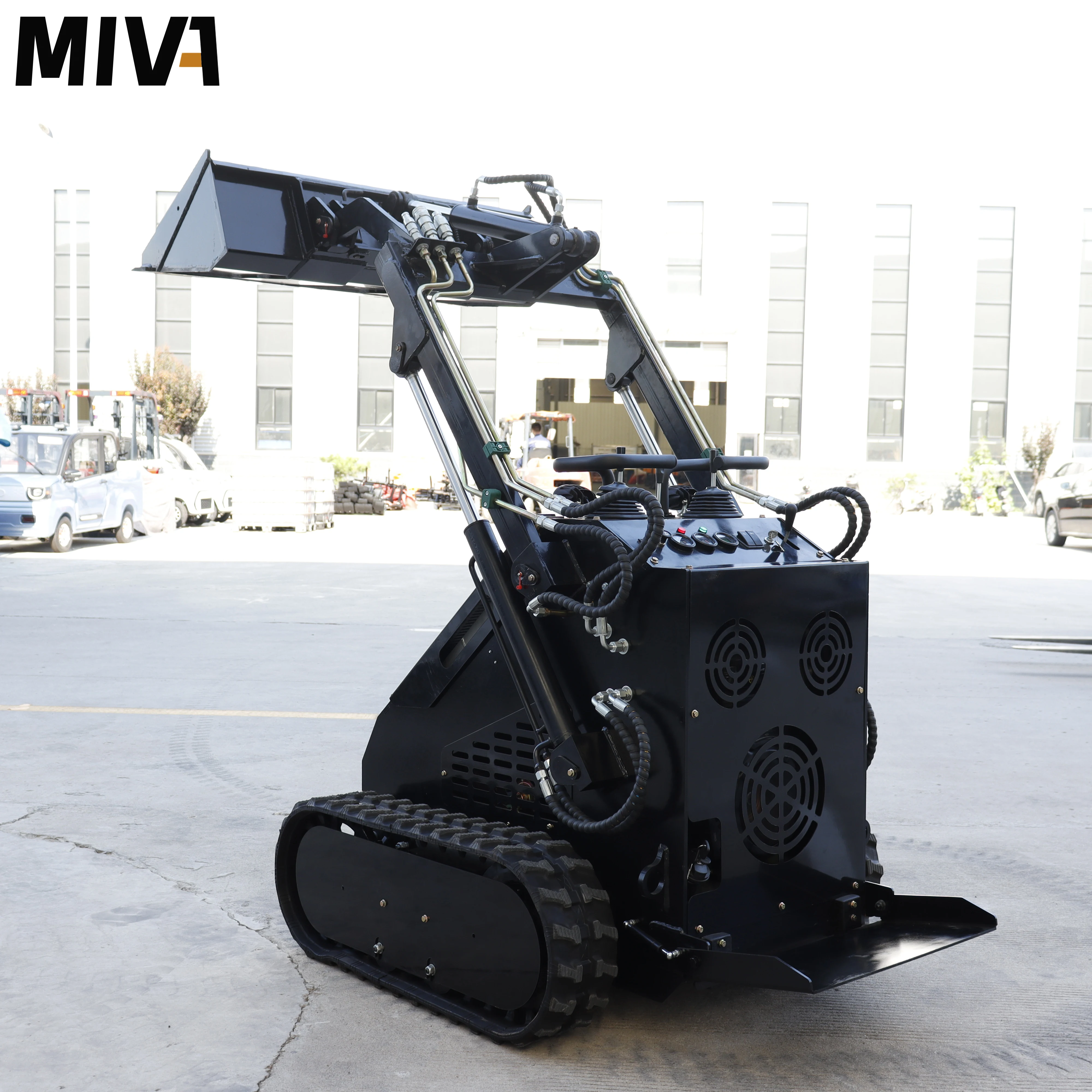 Fast Delivery Crawler Tracked Skid Steer Loader Tunnel Loader Brand 1000 Kg Anti-Wear Skid Steer Loaders Customized For Sale