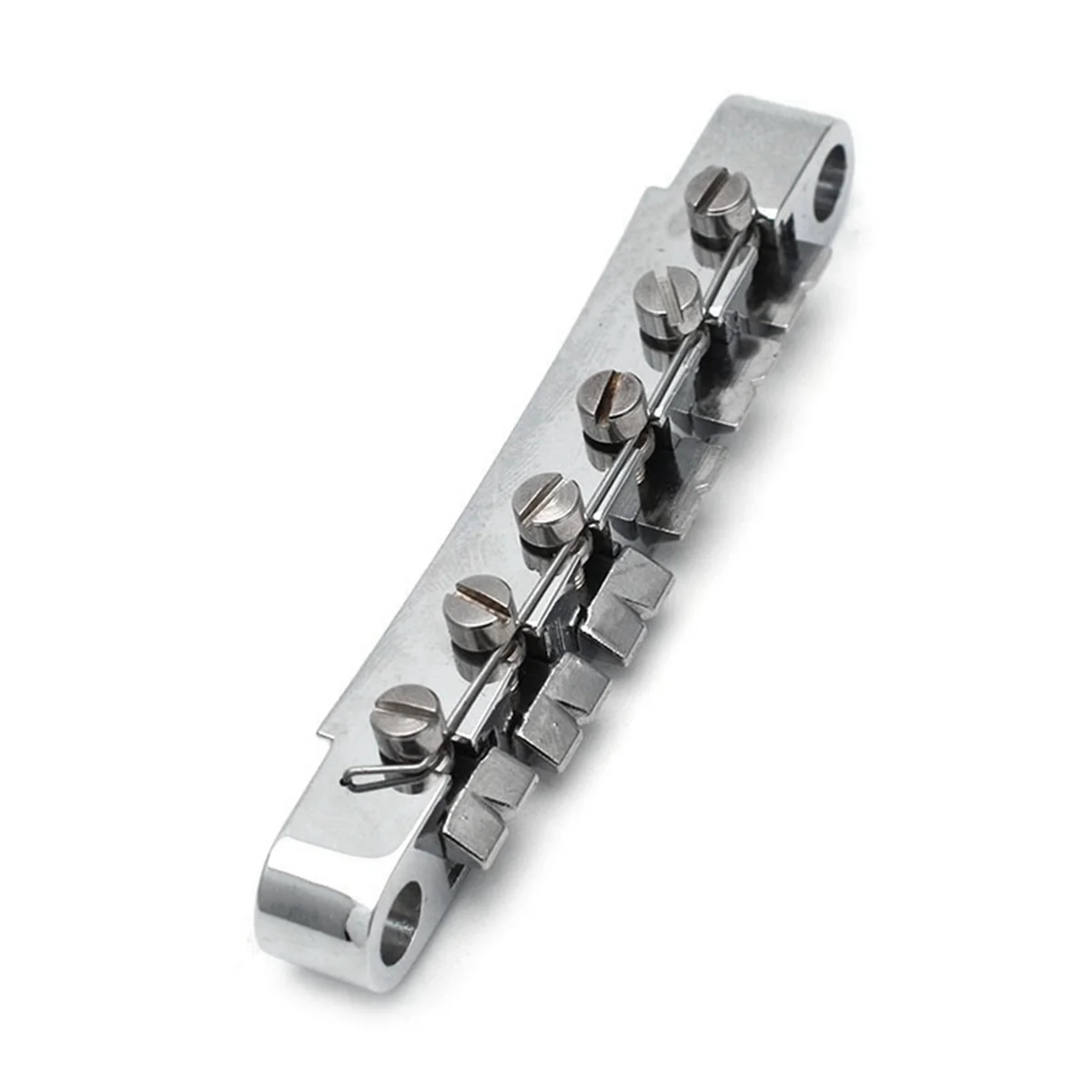 ABXHH LP สะพานกีตาร์ไฟฟ้าบนแผ่นดึงสะพานสตริงด้านหน้ากีตาร์ไฟฟ้าสะพานหน้า LP Bridge Silver