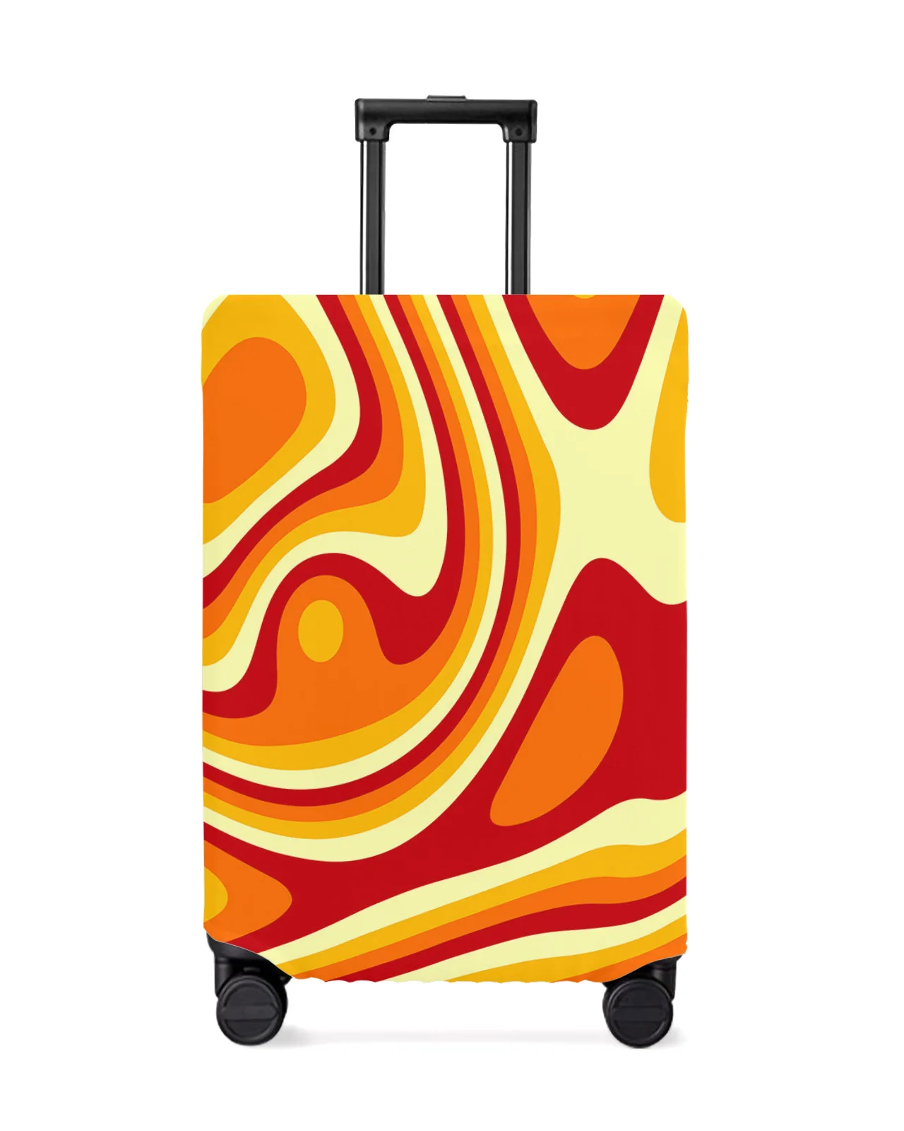 Psychedelic Design Travel Luggage Cover Elastic Baggage Cover For 18-32 Inch Suitcase Case Dust Cover Travel Accessories