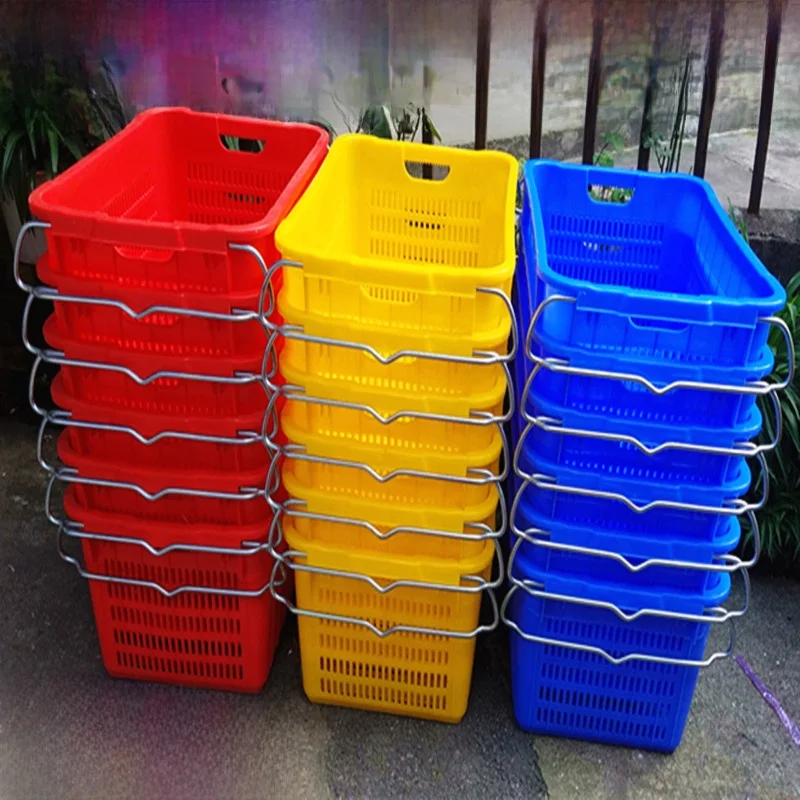 thiened-plastic-fruit-vegetable-fiery-basket-freezer-frame-with-iron-ear-large-me-box-portable-restaurant-car-use