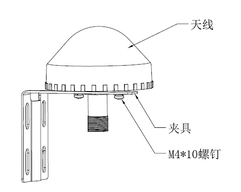 GNSS Dual-Frequency Time Service Antenna Model XAT-038 Made in China