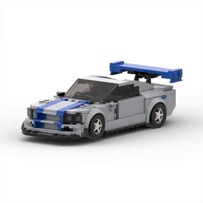 

AIAIAITOY Technical Brian's Skyline R34 Speed Champions Sports Cars Building Blocks Bricks Set Kids Toys Gifts For Boys & Girls