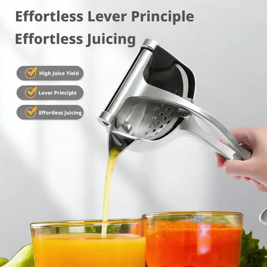 Manual Juicer, Fruit Juice Squeezer, Detachable Heavy Duty Citrus Squeezer Extractor Tool, Premium Quality Metal Alloy Squeezer