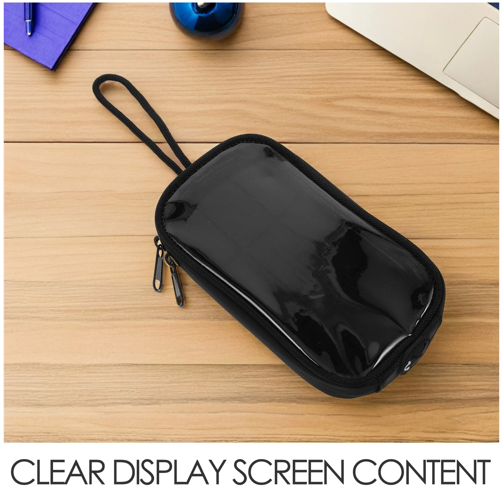 حقيبة خزان الدراجة النارية بتصميم مغناطيسي مقاوم للماء مع حقيبة هاتف تعمل باللمس لتخزين خزان الغاز للدراجات النارية والدراجة الكهربائية #5