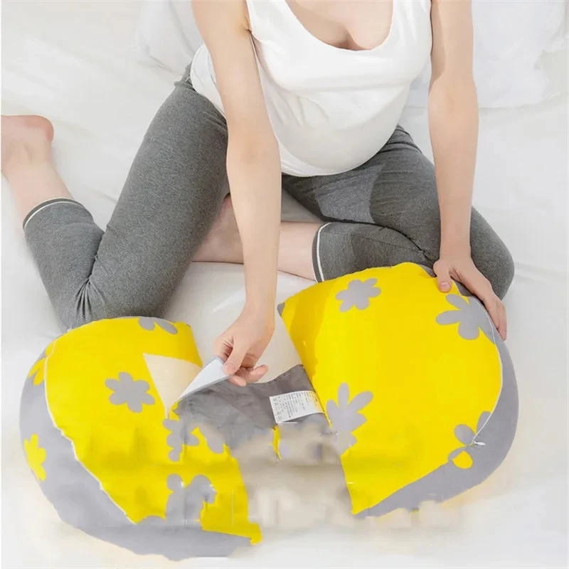 1Piece U-Shape Pregnancy Pillow Multifunctional Pregnant Woman Side Sleeping Pillow Maternity Waist Pillow Pregnancy Supplies