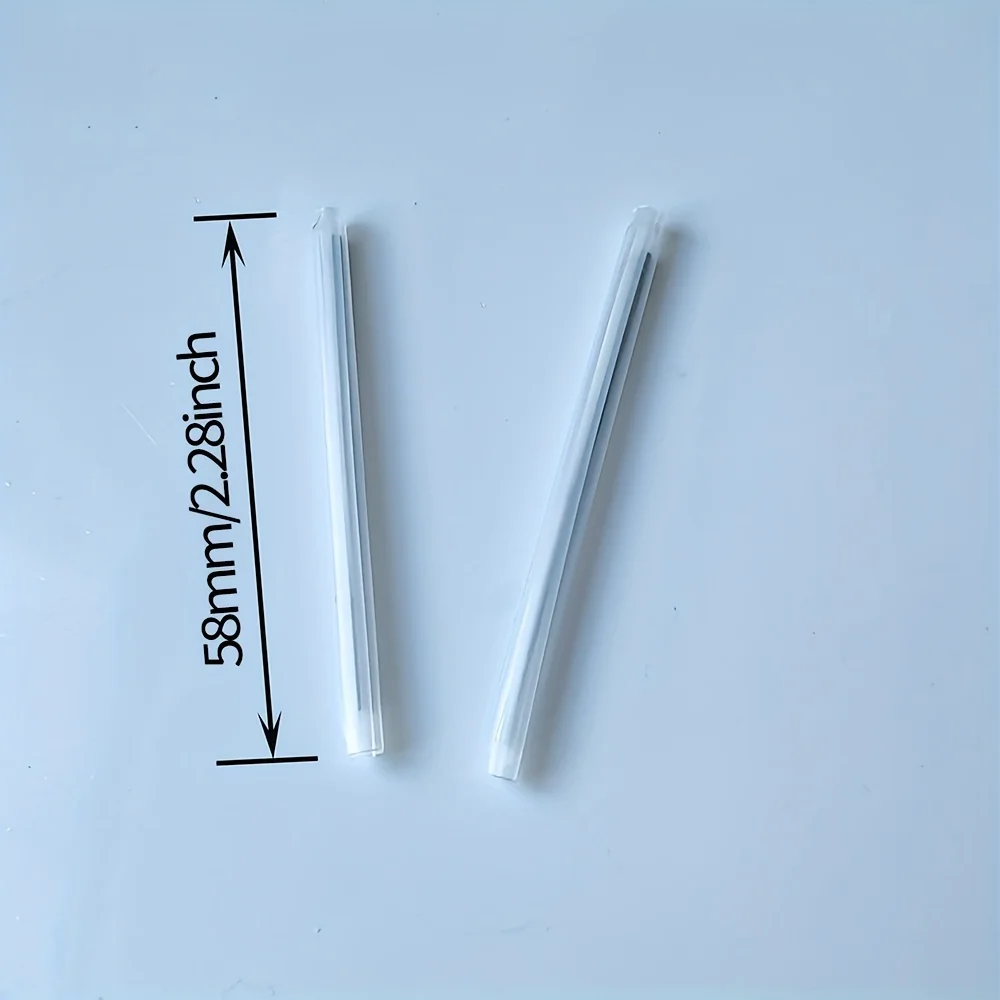 100pcs 6cm optical fiber hot melt tube Single-core optical fiber Heat shrink tube Optical tube Hot melt tube Indiameter 1.5mm