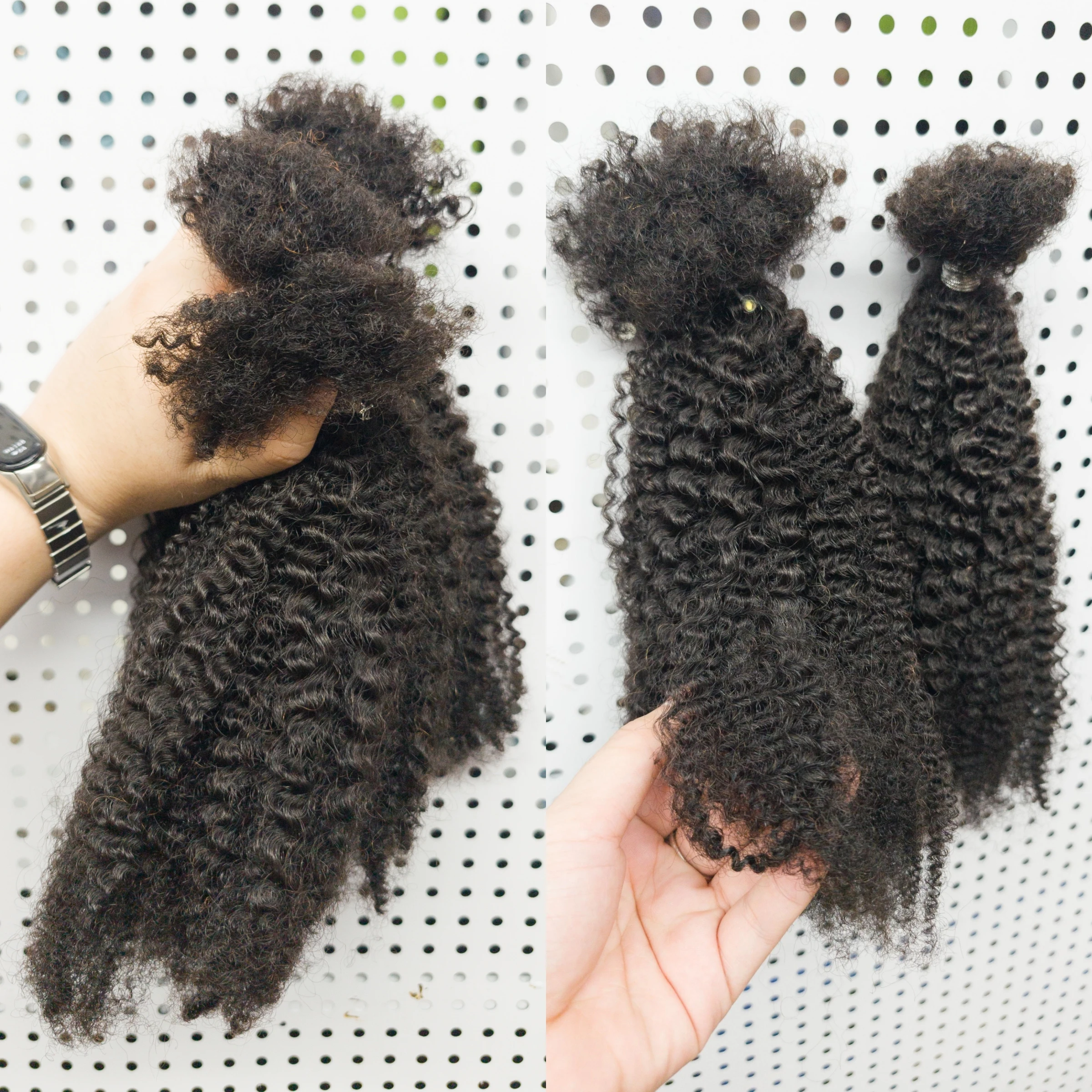 16" Human Hair No W… - image