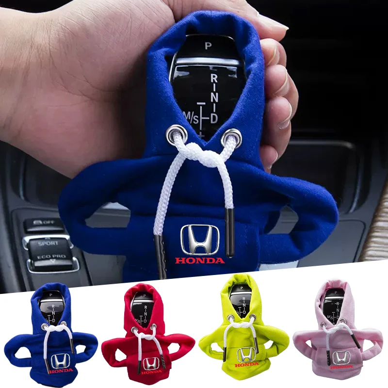 Car Gear Shift Hoodie Cover Decoration For Honda Mugen Power TypeR Jazz City Civic Inspire Accord FIT HRV XRV CRV Odyssey Legend