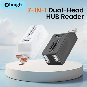 7 in 1 OTG kart okuyucu USB 3.0 tip C SD TF hafıza kartı Flash sürücü adaptörü PC için Laptop aksesuarları çoklu akıllı Cardreader