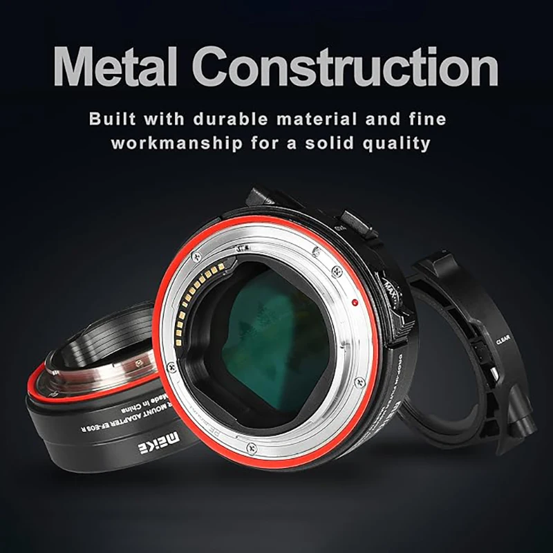 Meike MK EFTR C 드롭인 필터 마운트 어댑터, 캐논 EF/EFS to EOSR, 가변 ND BM CPL VND 필터 Meke 포함
