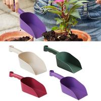 Portable PP Garden Scoop Lightweight Shovel Spoons Sturdy Non-Slip Comfortable Grip Cat Litter Spades For Indoor Planting Flower